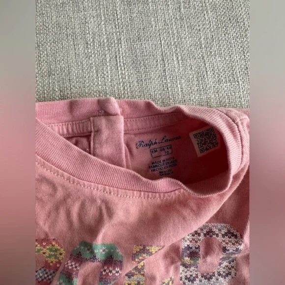 Ralph Lauren Kids logo-print T-shirt dress (size 6M) - Picture 4 of 7